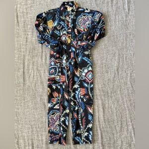 Farm Rio Floral Printed Jumpsuit